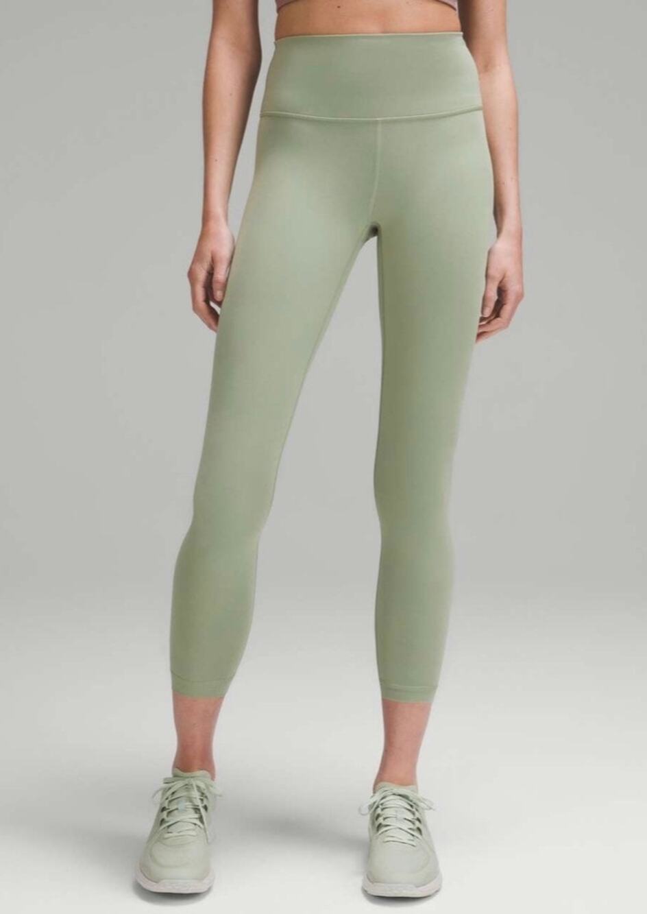 Lululemon W5CQDS Wunder Train High Rise Tight Green Excellent condition size 6